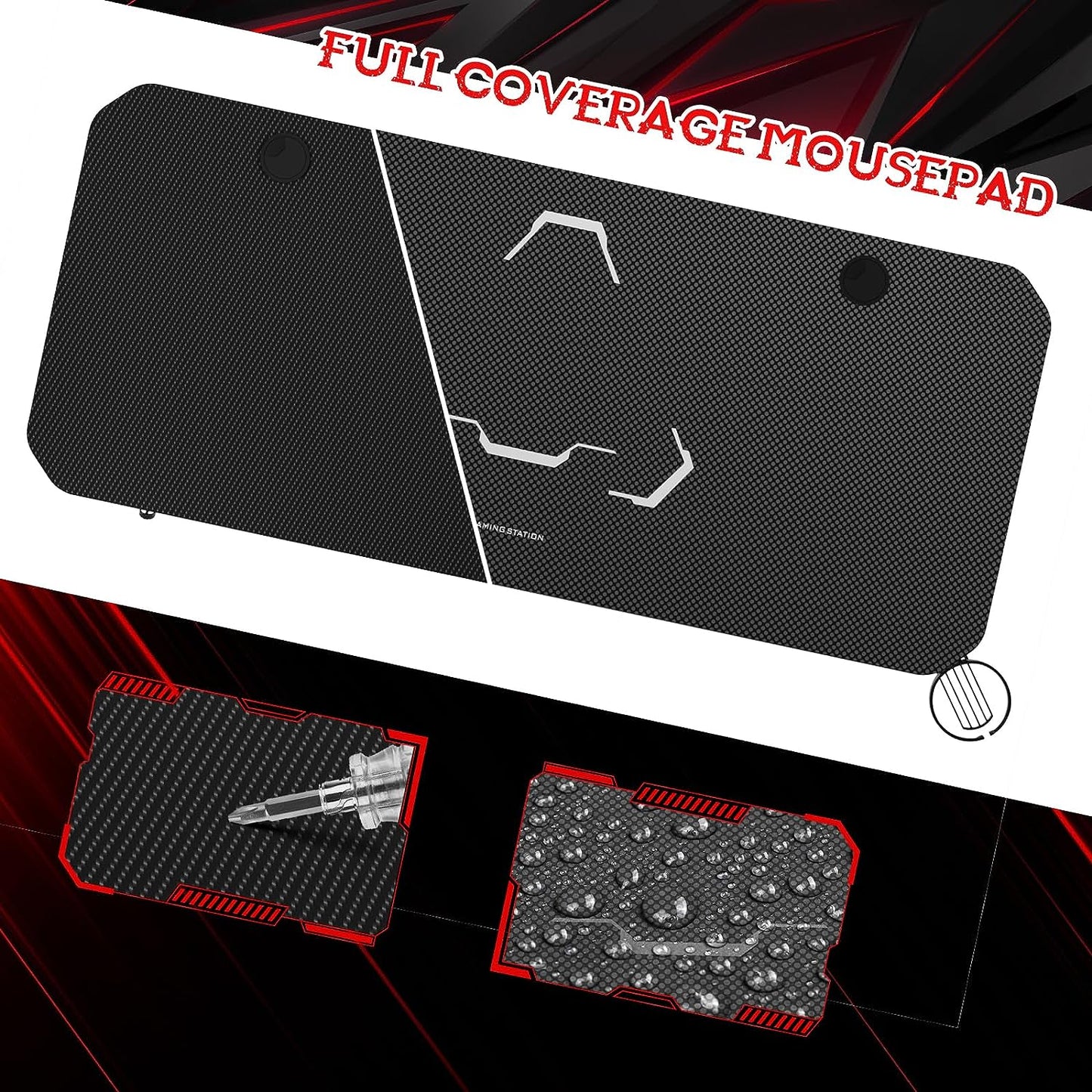 ComfyCorner CP003 T-Shaped Gaming Desk