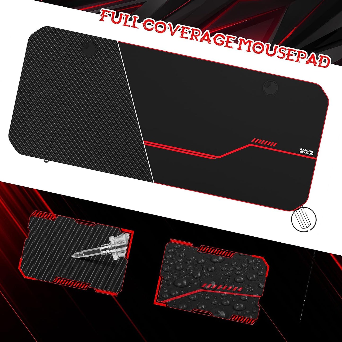 ComfyCorner CP003 T-Shaped Gaming Desk